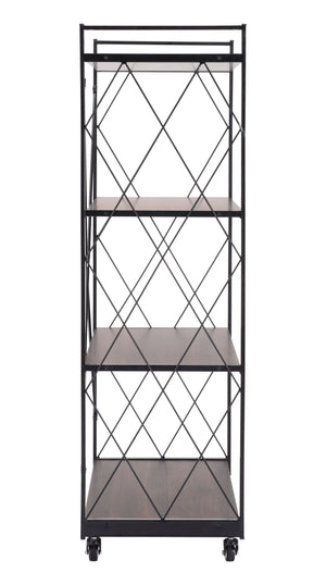 Romania Shelf Walnut & Black