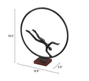 Circle Table Art Black