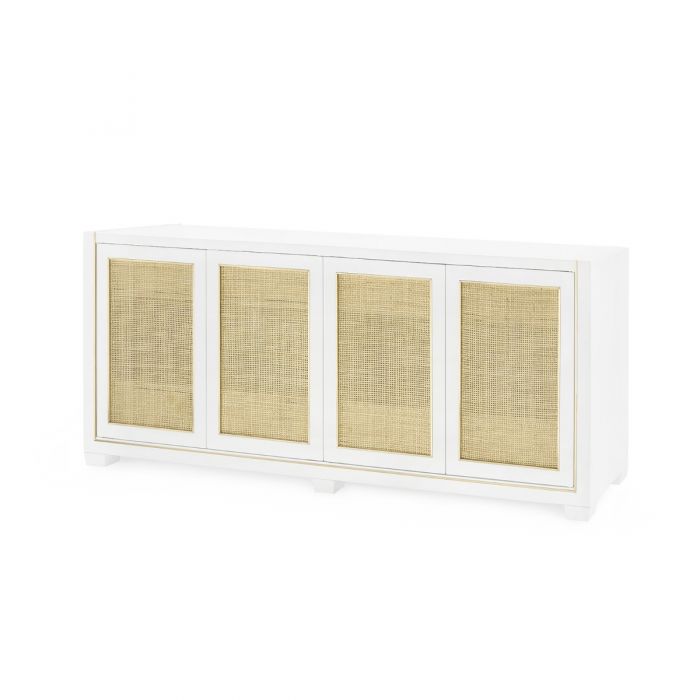 4-Door Cabinet - White | Karen Collection | Villa & House