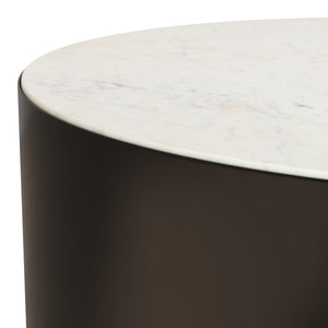 Zeke Coffee Table White, Black & Gold