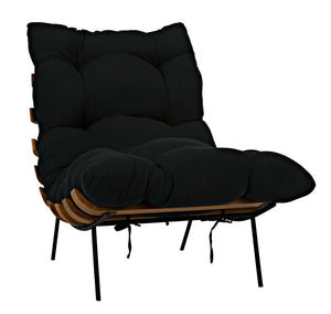 Hanzo Chair with Metal Legs, Teak