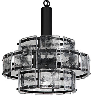 Bergdorf Pendant, Black Metal