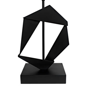 Timothy Table Lamp with Shade, Matte Black