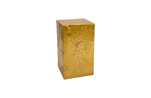 Slate Pedestal, Medium, Liquid Gold