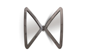 Butterfly Mirror, Plated Black Nickel