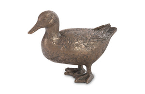 Standing Mallard Duck, Bronze