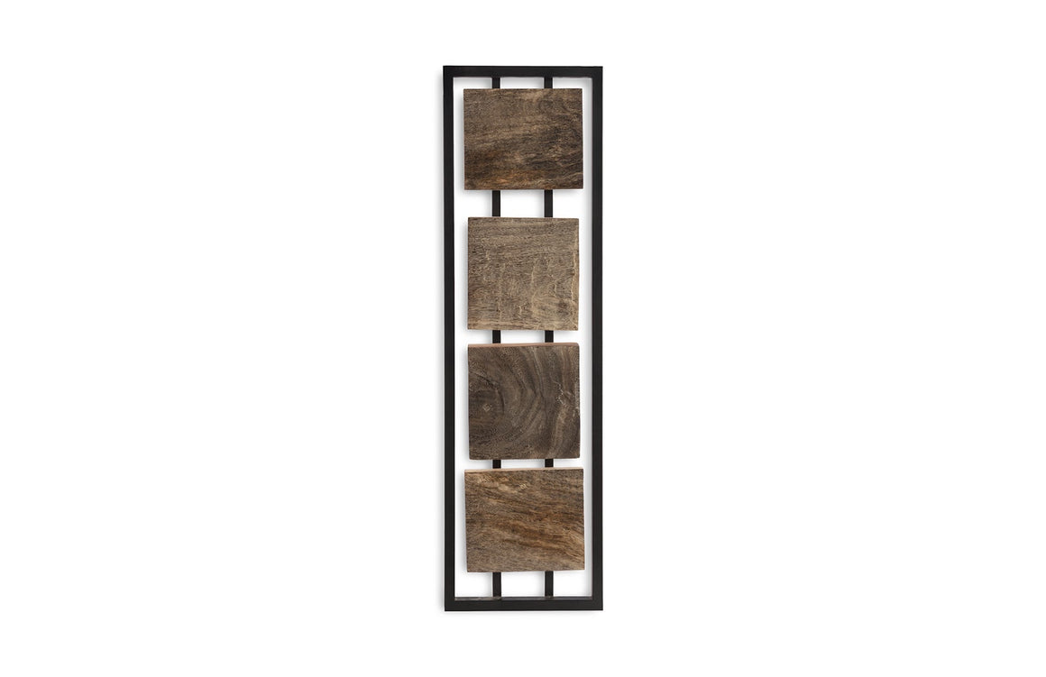 Mixed Wood Wall Panel