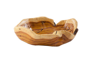 Burled Bowl, Faux Wood
