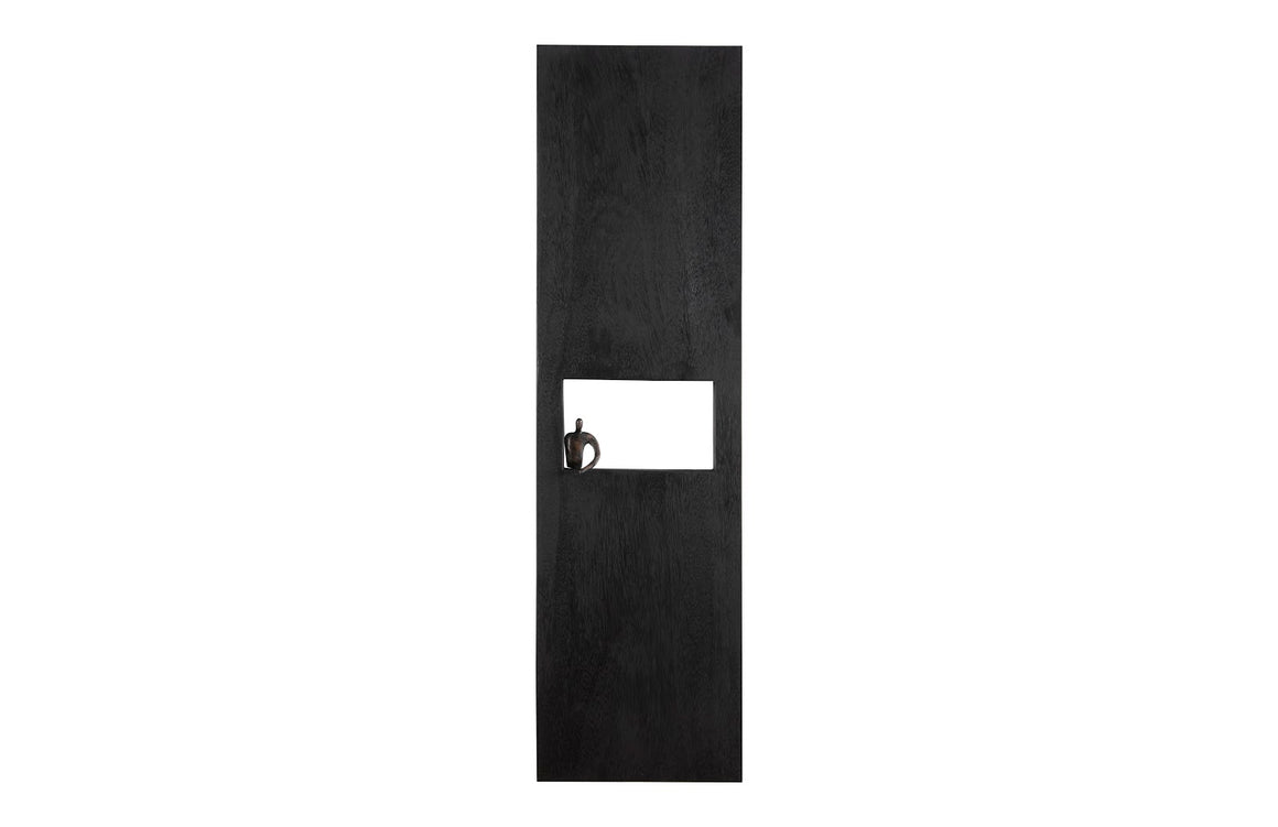 Atlas Wall Decor, Rectangle, Black