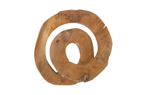 Swirl Wall Tile, Teak Wood, Assorted