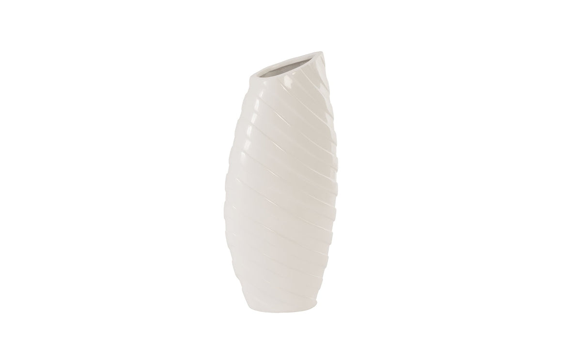 Turbo Vase, Gel Coat White