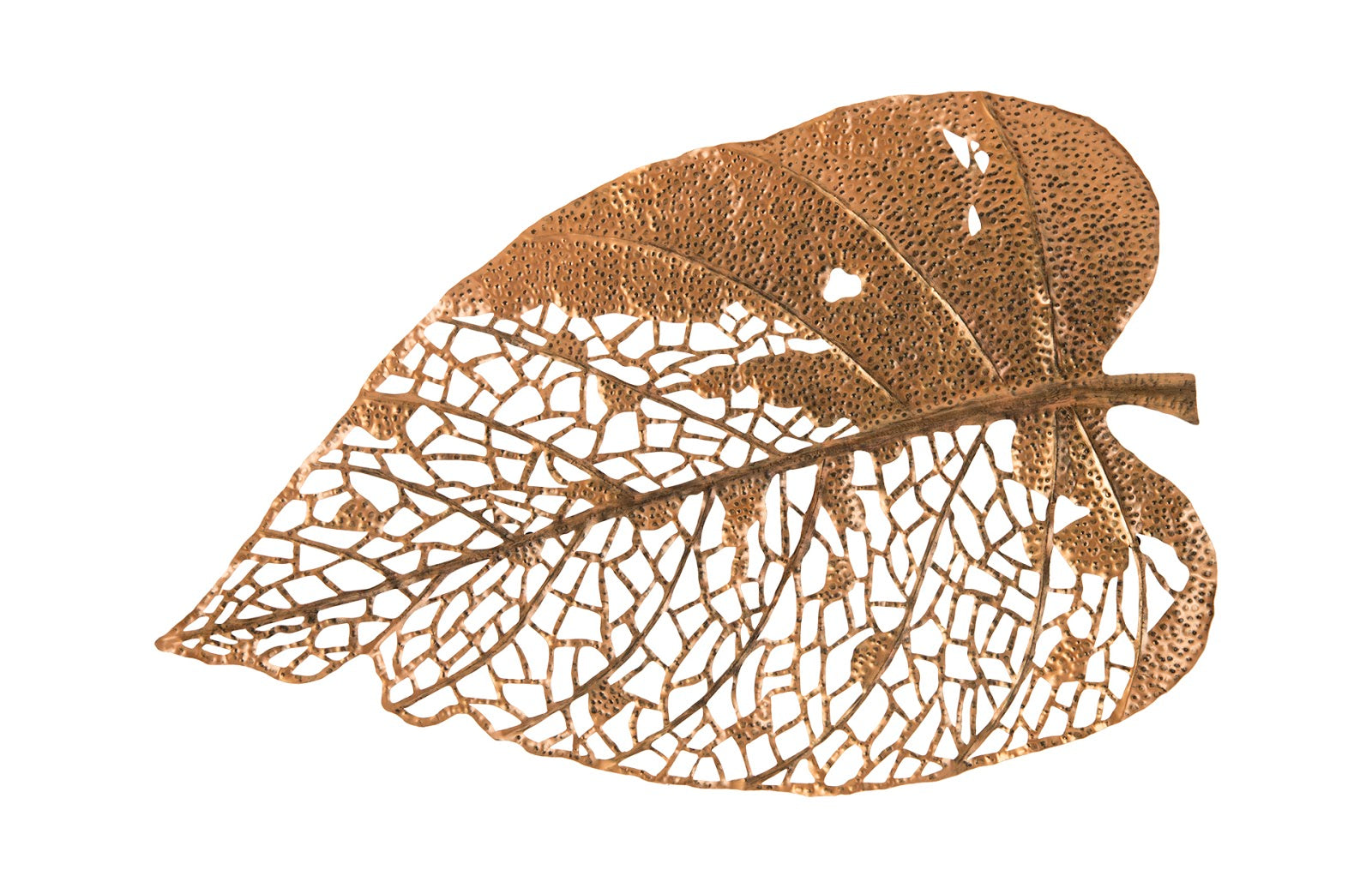 Birch Leaf Wall Art, Copper, LG - Scenario Home