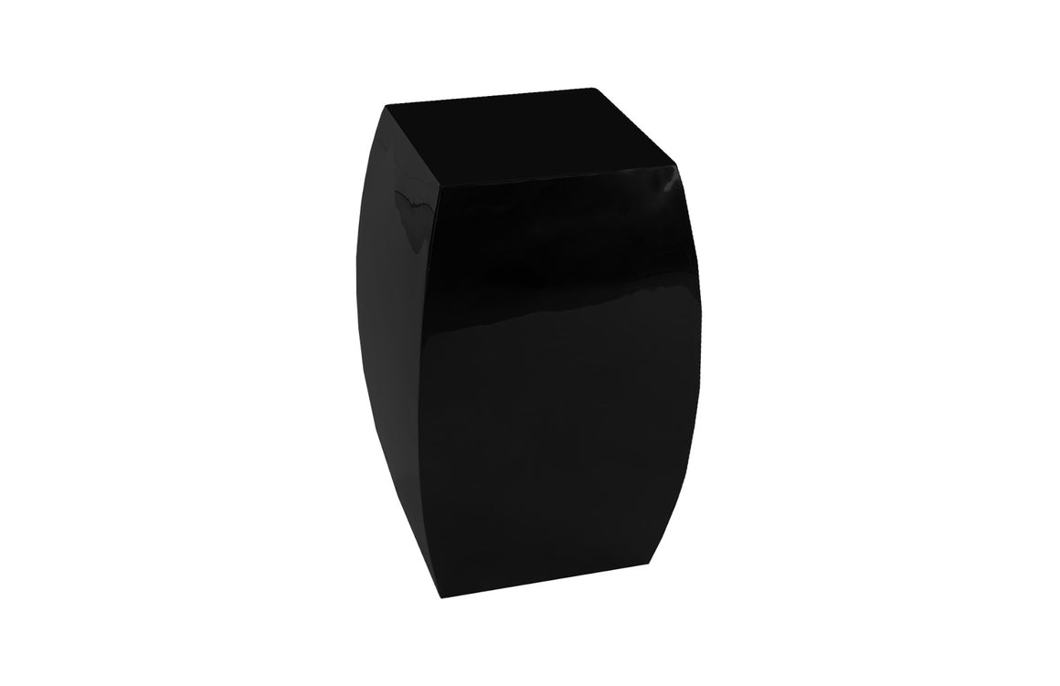 Taba Side Table, Gel Coat Black