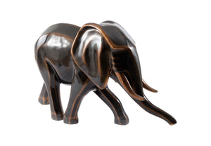 Straying Elephant, Duco Bronze
