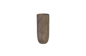 Lourdes Planter, Medium, Gray