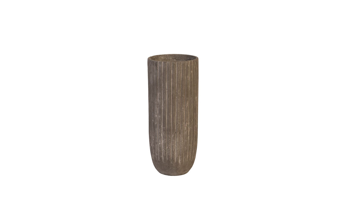 Lourdes Planter, Medium, Gray