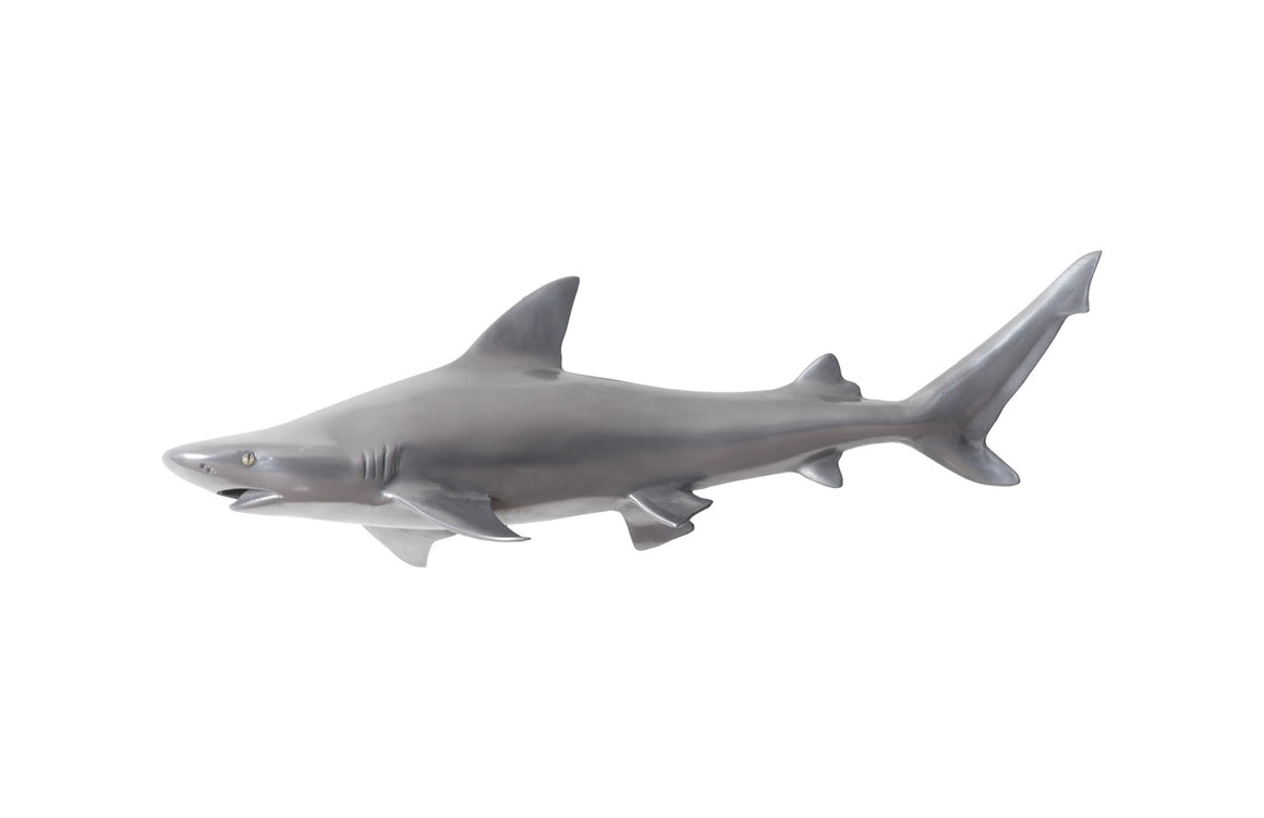 Black Tip Reef Shark, Polished Aluminum