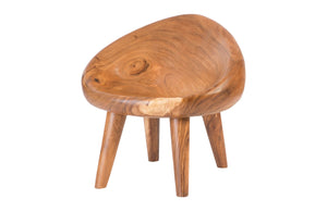 Smoothed Club Chair, Chamcha Wood, Natural, Assorted