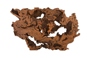 Burled Root Wall Art, Large, Faux Bois Finish