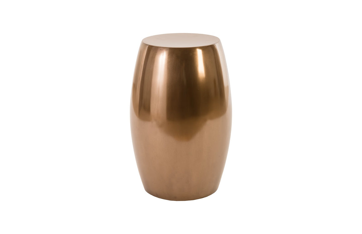 Vex Side Table, Polished Bronze