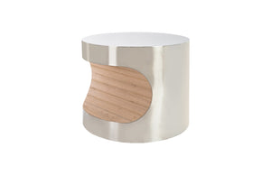 Bite End Table Stainless Steel