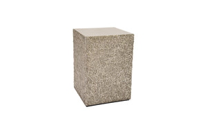 String Theory Pedestal, Silver Leaf, SM