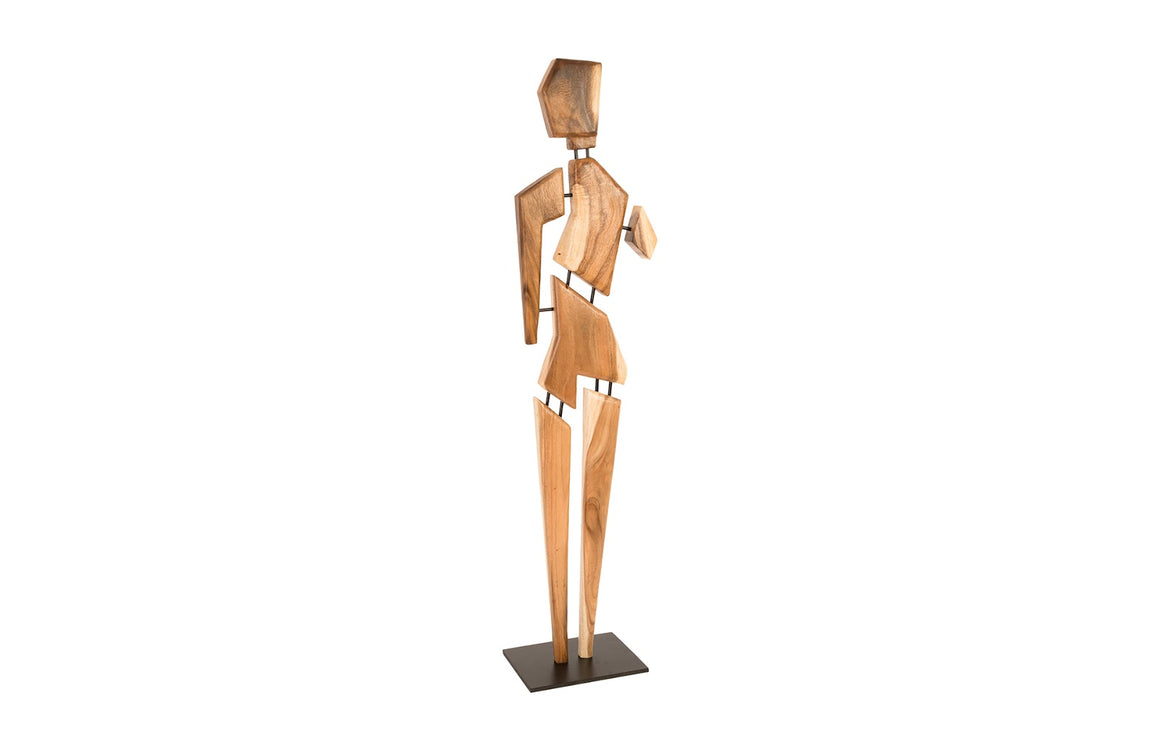 Jack Chamcha Wood Sculpture