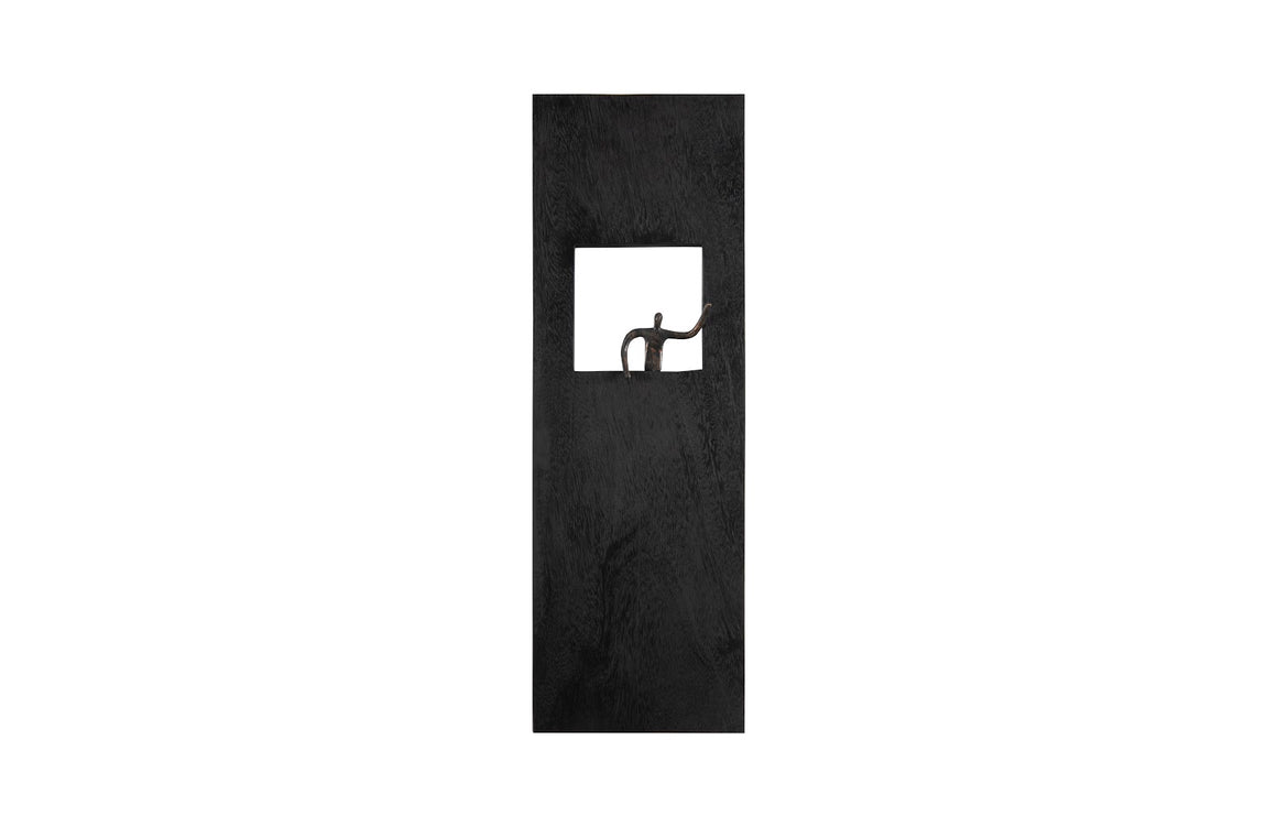 Atlas Wall Decor, Rectangle, Black