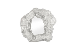 Rock Pond Mirror, Silver Leaf