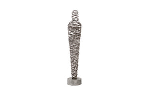 Abstract Wire Man Floor Sculpture, SM