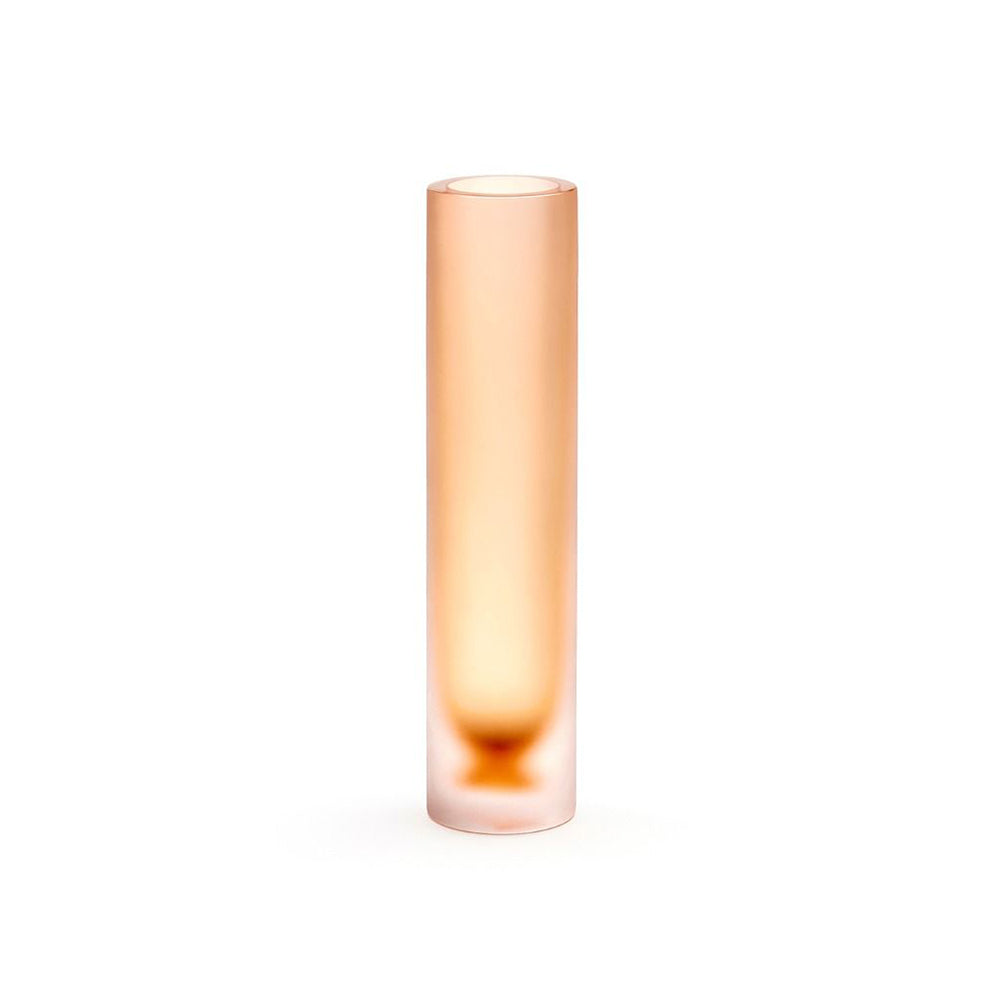 Small Colored Glass Cylinder Vase – Amber  LungoCollection | Villa & House