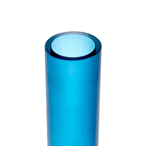 Small Colored Glass Cylinder Vase – Midnight Blue | Lungo Collection | Villa & House