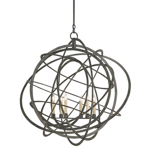 Lighting - Atomic Iron Sphere Chandelier