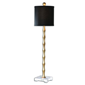Lighting - Bamboo Table Lamp - Antique Gold
