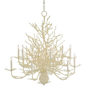 Lighting - Faux Coral Chandelier —Large
