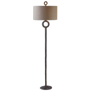 Lighting - Hammered Iron Floor Lamp