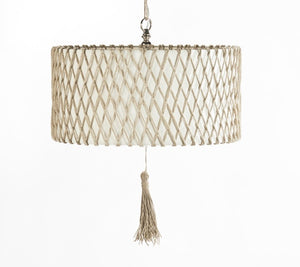 Lighting - Maya Natural Drum Chandelier