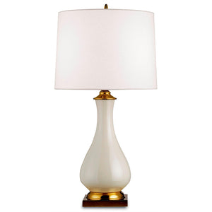 Lighting - Simplicity Table Lamp – Cream Crackle