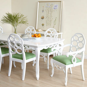 Arm Chair — White Lacquer | Loop Collection | Villa & House