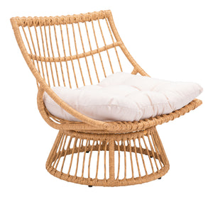 Franco Accent Chair Beige & Natural