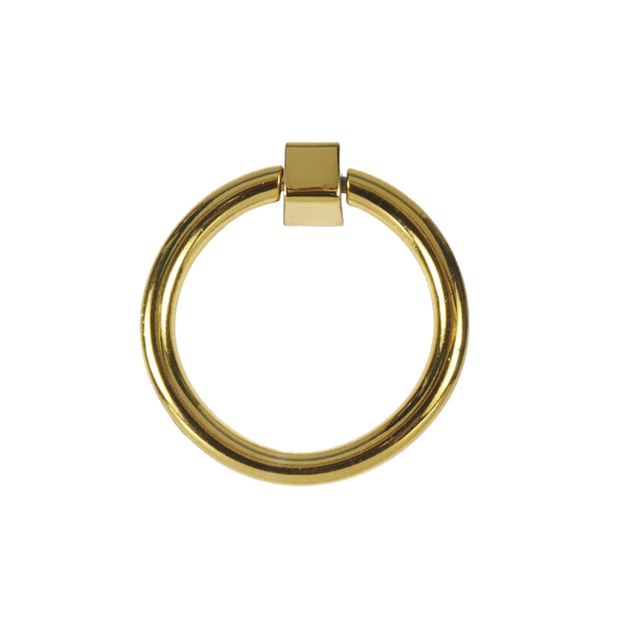 Worlds Away Lucas Circular Pull - Brass