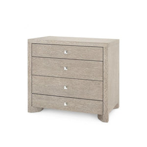 Large 4-Drawer - Taupe Gray | Lugano Collection | Villa & House