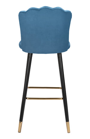 Zinclair Bar Chair Blue