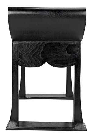 Wey Side Table, Charcoal Black