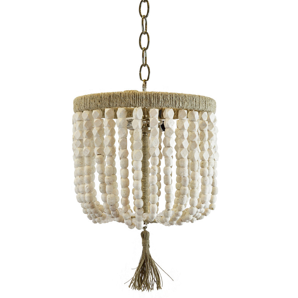 12" Malibu Beaded Chandelier – Soap Stone Beads