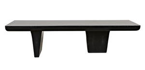 Ward Coffee Table, Hand Rubbed Black