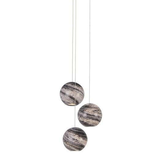 Palatino 3-Light Multi-Drop Pendant