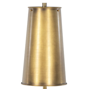 Hattie Concrete Mini Lamp (Natural Brass)