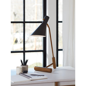 Spyder Task Lamp (Blackened Brass and Natural Brass)