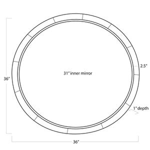 Plaza Mirror Round